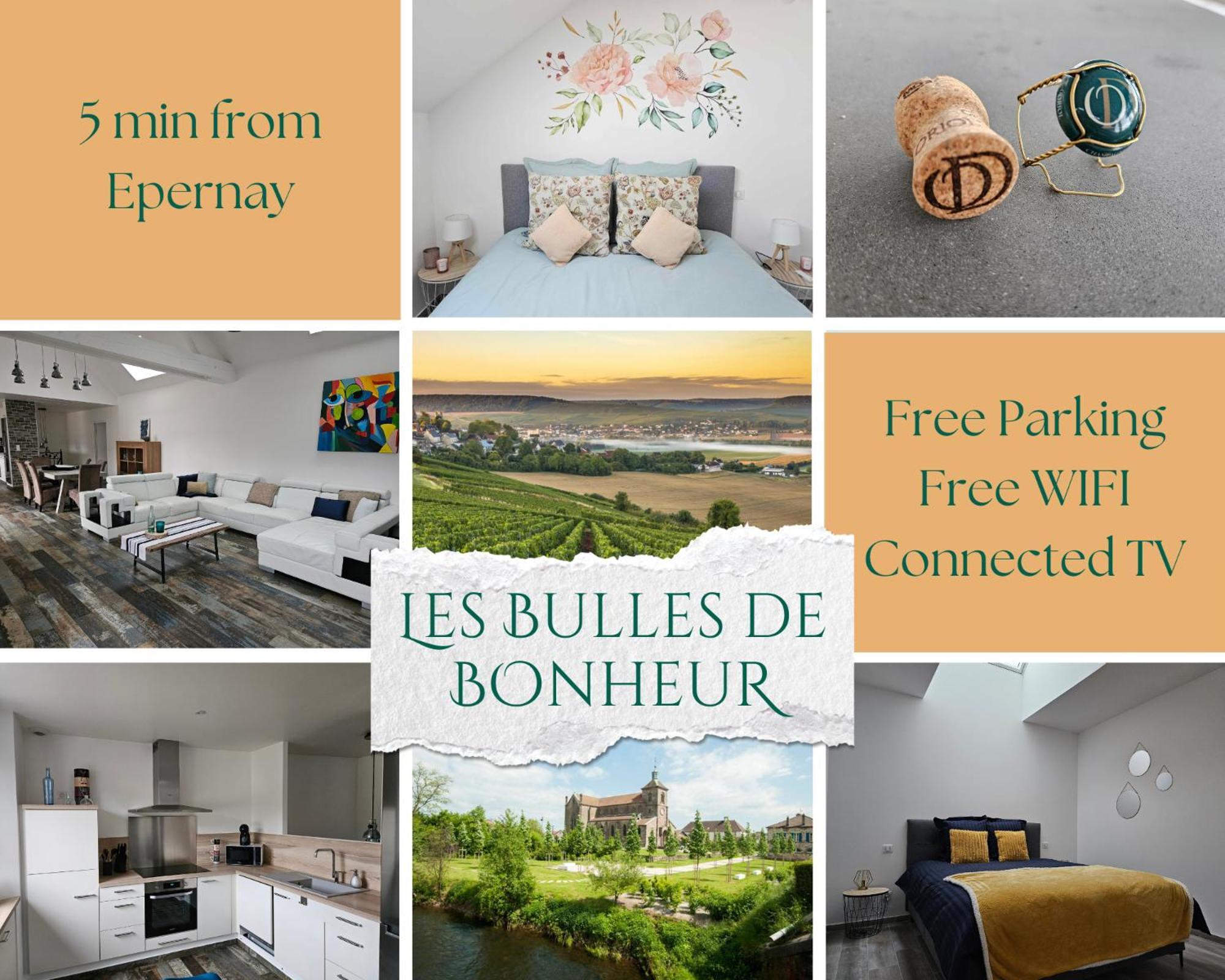 Chouilly Les Bulles De Bonheur - Au Coeur Du Vignoble Champenois 아파트 외부 사진